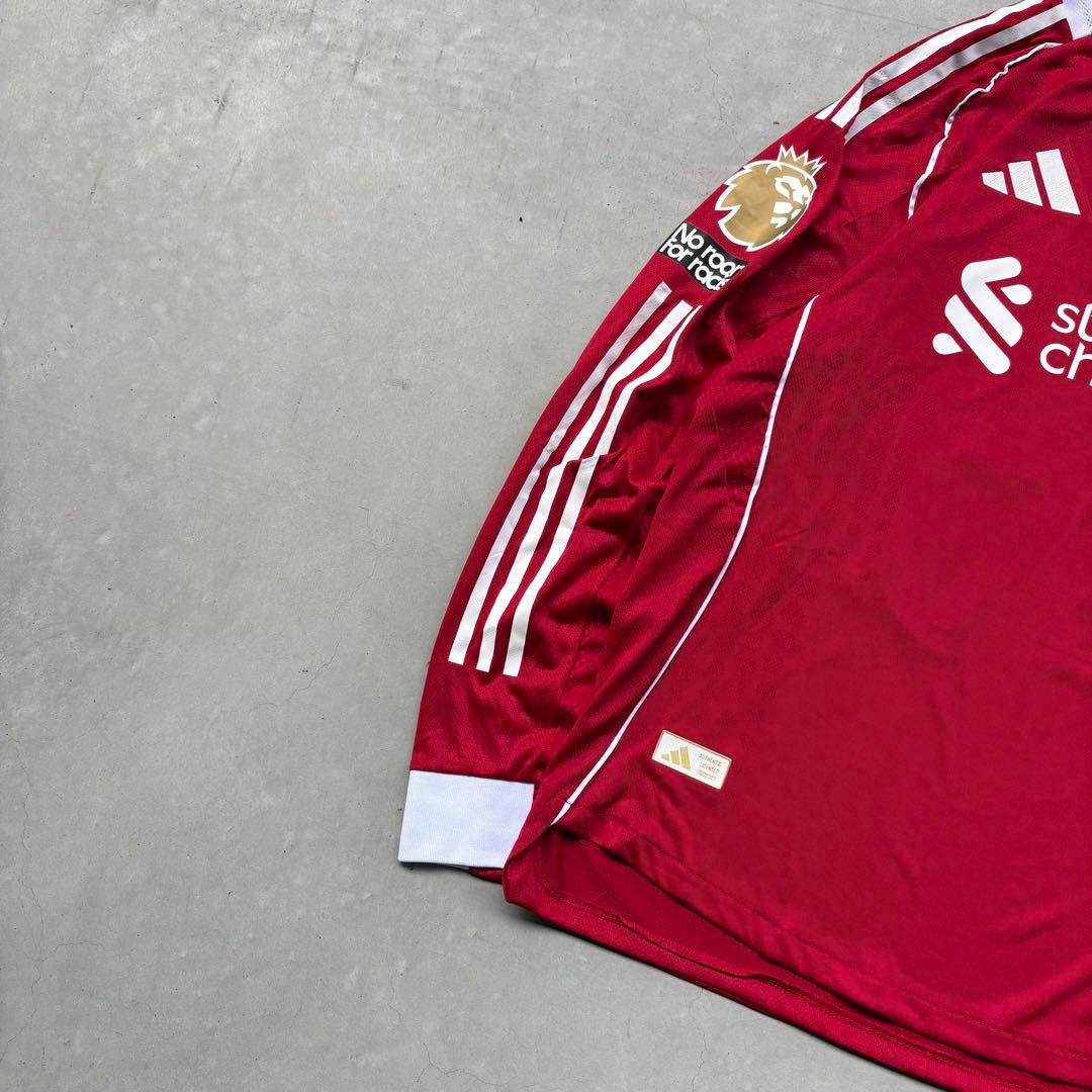 25/26 リヴァプール　モハメドサラー　アディダス　長袖ユニホーム　正規品