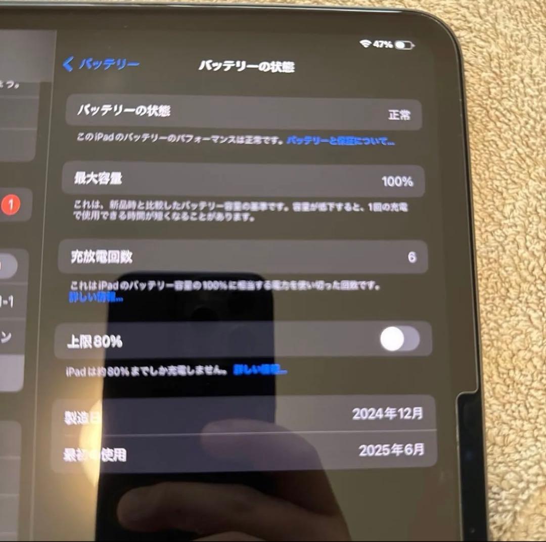 iPad Pro M4 11インチ 256GB スペースブラック 未使用に近い