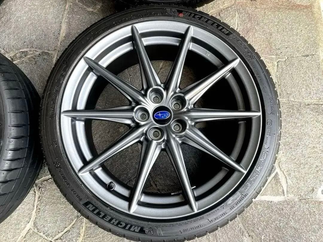 スバル zd8純正スポーク ホイールセット ミシュランタイヤ