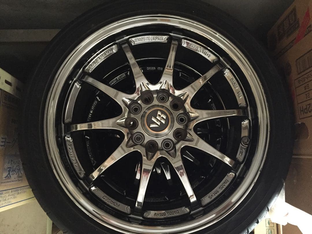 希少品　限定色ボルクレーシングCE28N 177.5j114.3 5H+484本