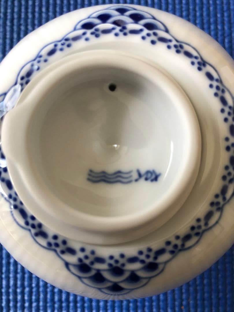 【未使用・箱付き】ロイヤルコペンハーゲン プリンセス 急須と湯呑みセット