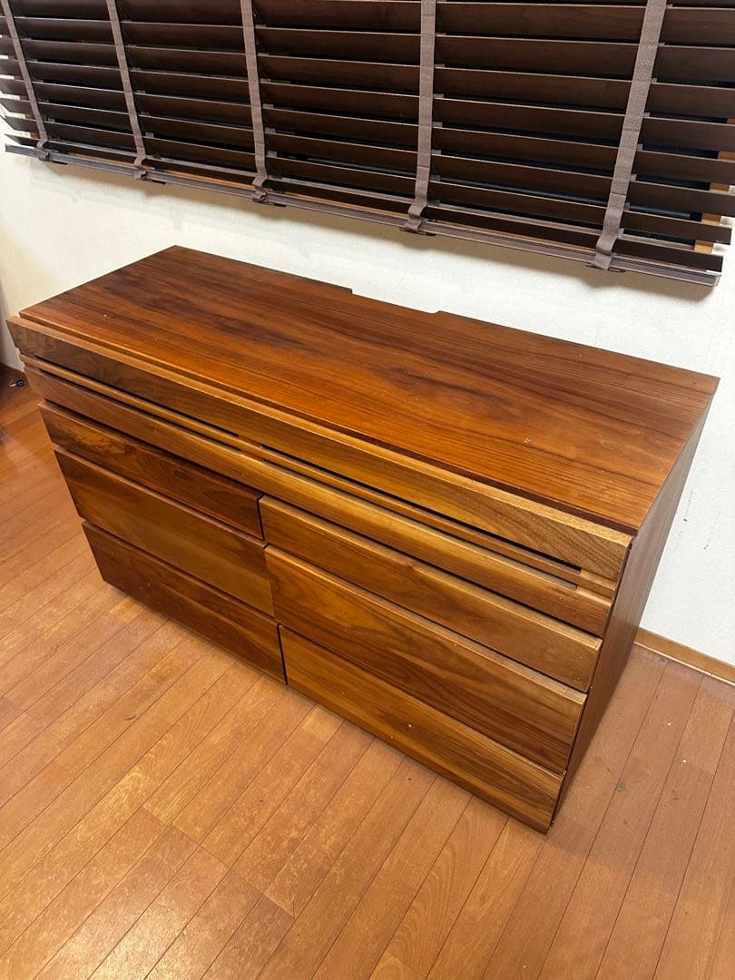 ブラウン木製チェスト（引き取り限定！　熊本市）