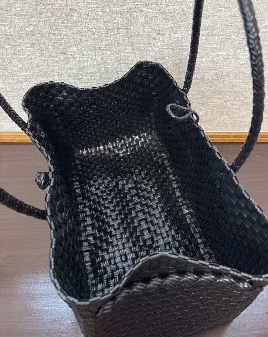 【専用】　プラカゴ　メルカド　横長　トートバッグ　パサール　ブラック 1228