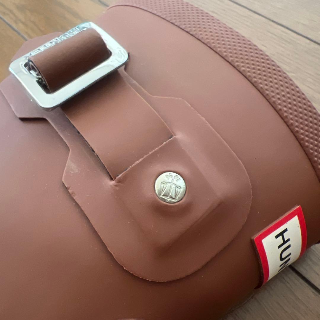 ハンター　オリジナル モックトゥ　ショート レインブーツ　25cm ブラウン