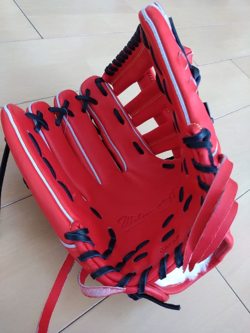 Wilson ウィルソン WBW101070 硬式外野手左投げ用　Eオレンジ