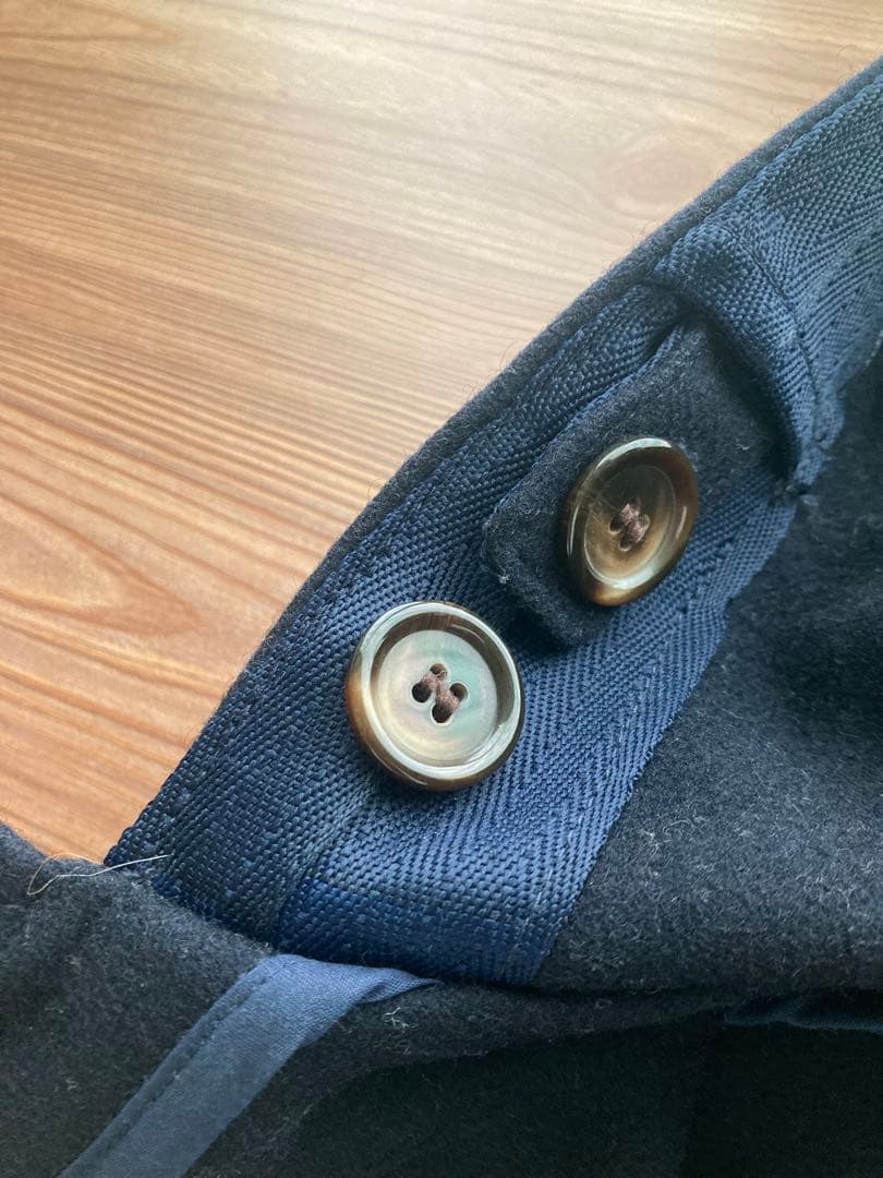 英国製 MONTGOMERY for SHIPS ウールダッフルコート 40 紺