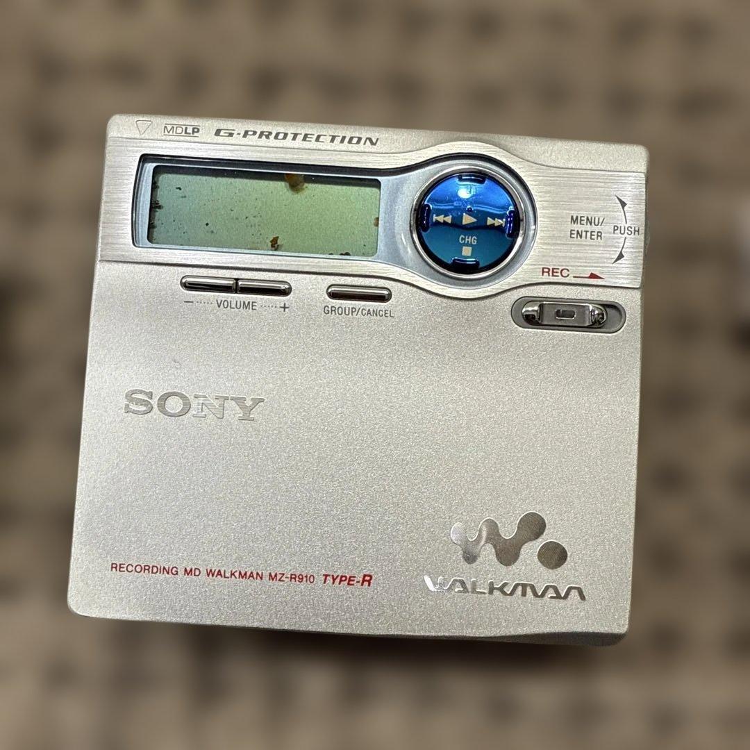 SONY MD WalkmanポータブルプレーヤーMZ-R910（動作確認済み）