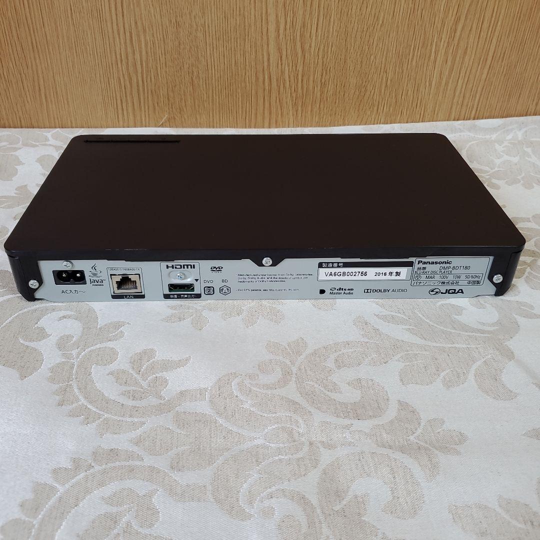 Panasonic 4K BDプレーヤー リモコン付きDMP-BDT180