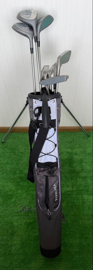 SPALDING　キッズ　ジュニア　レディース　初心者　8本セット　バック