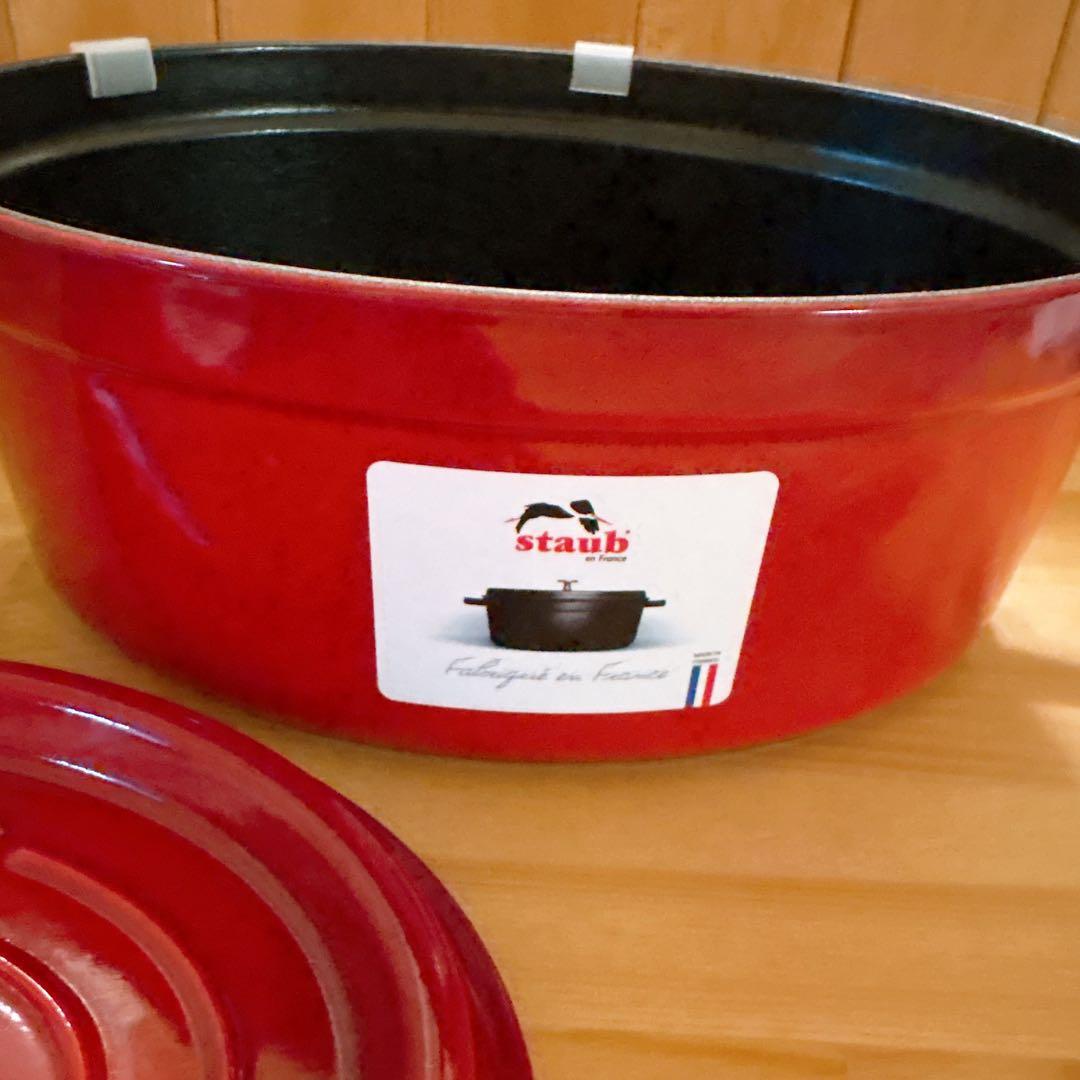 STAUB ピコココットオーバル24cmレッド