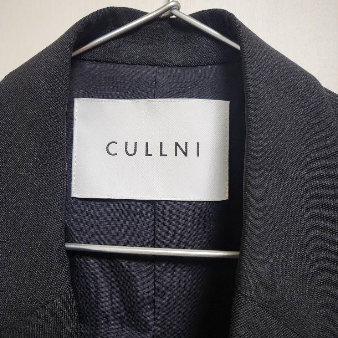 美品 クルニ 23SS タイロッケンノースリーブジャケット　黒1