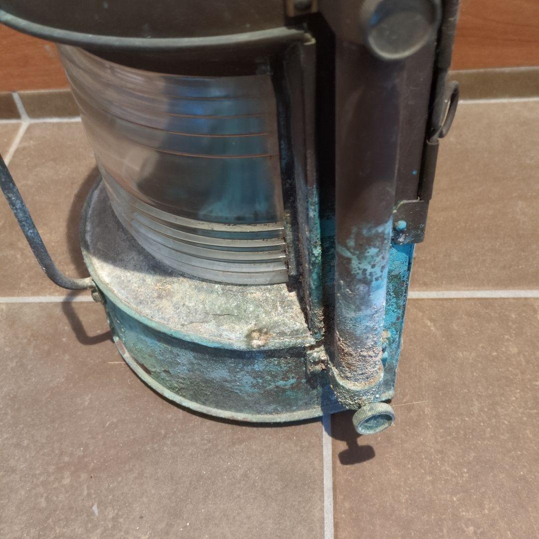 日本船燈株式会社　MAST HEAD LIGHT　オイルランプ　航海灯