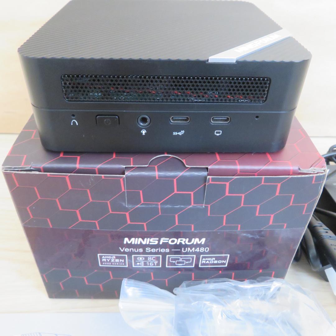 MINISFORUM UM480 Ryzen7 4800U ミニPC 16GB