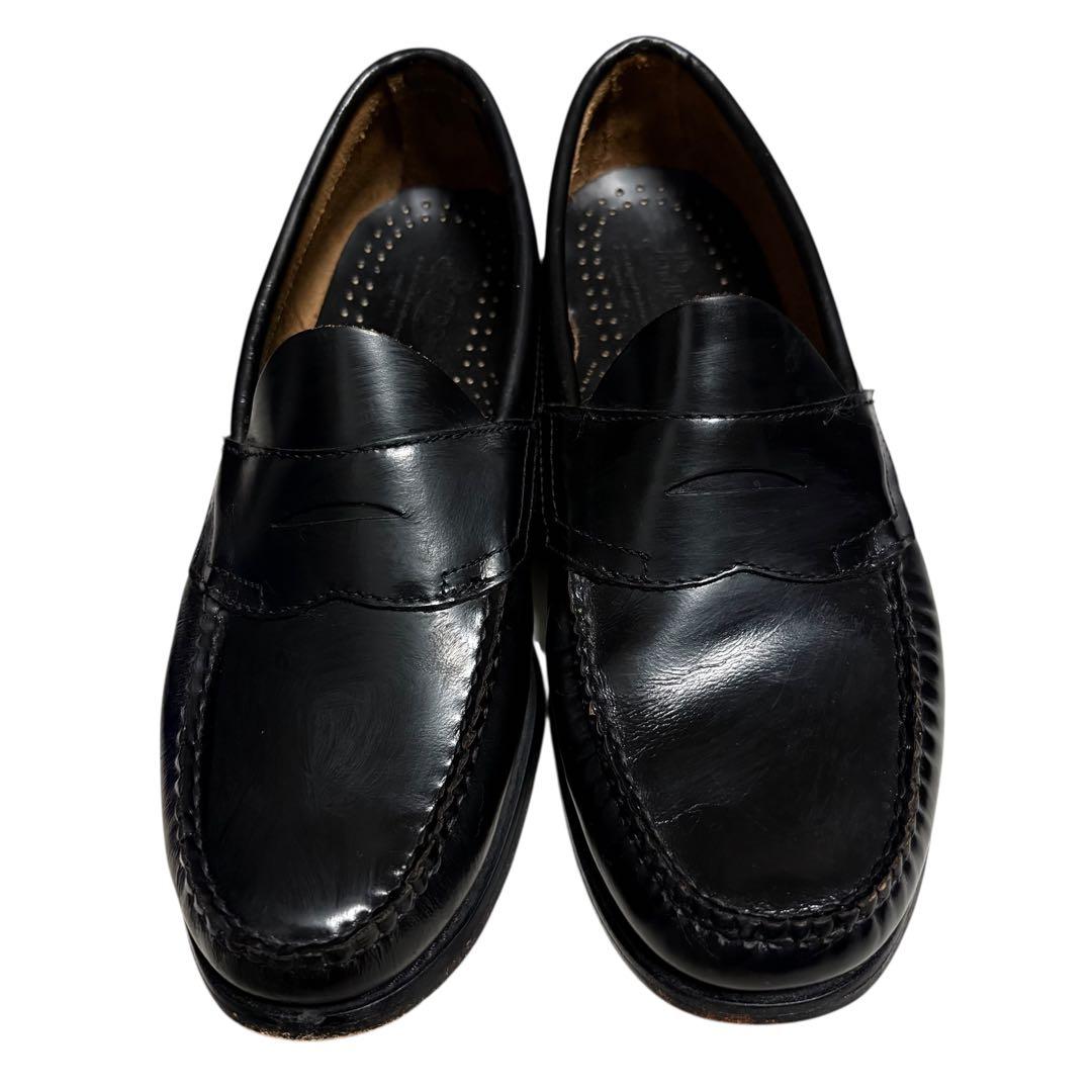 美品GHBass Weejuns Logan ローファー ブラッ