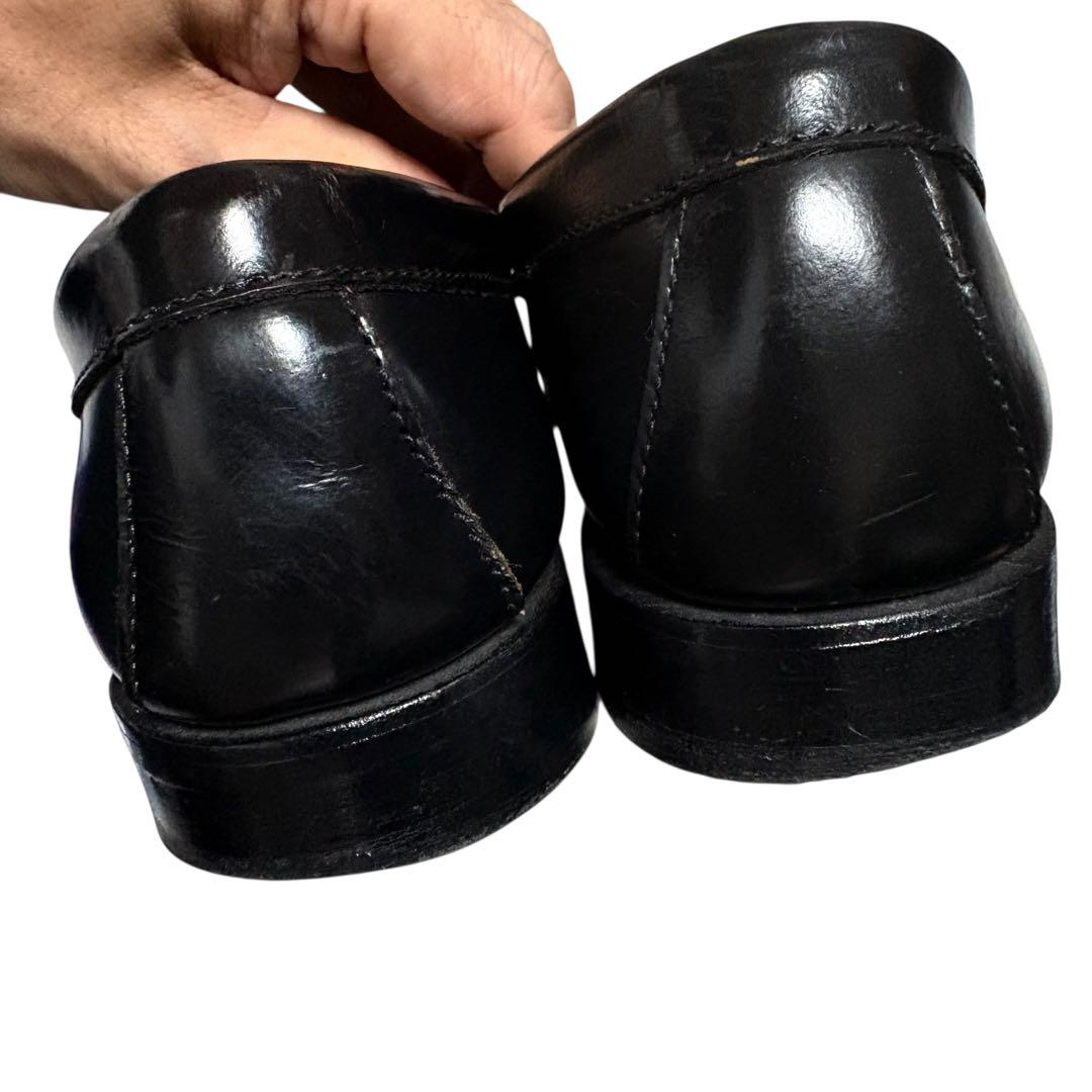 美品GHBass Weejuns Logan ローファー ブラッ