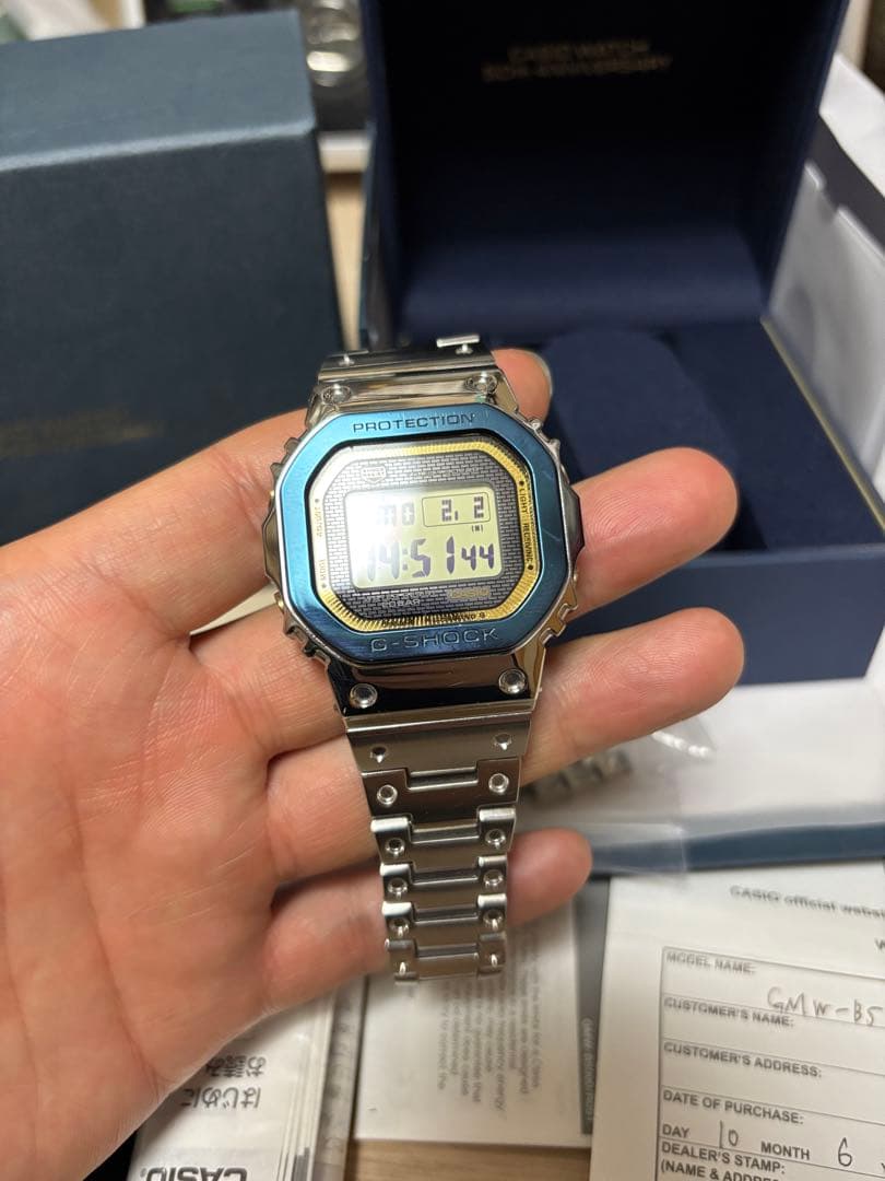 GMW-B5000SS-2JR カシオ50周年記念モデル