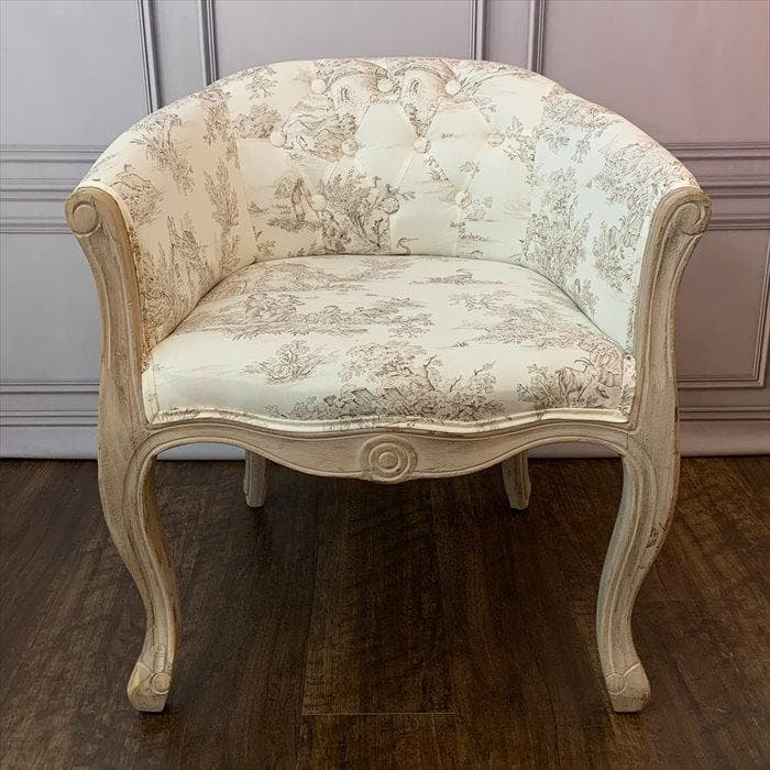 シングルソファ アームチェア トワルドジュイ 17702AC-JO2