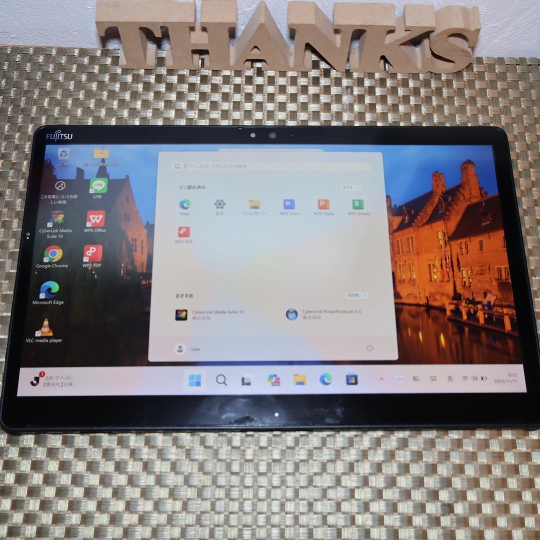 処分特価タブレット！Win11公式対応i5/メ8G/SSD/無線/カメラ/タッチ