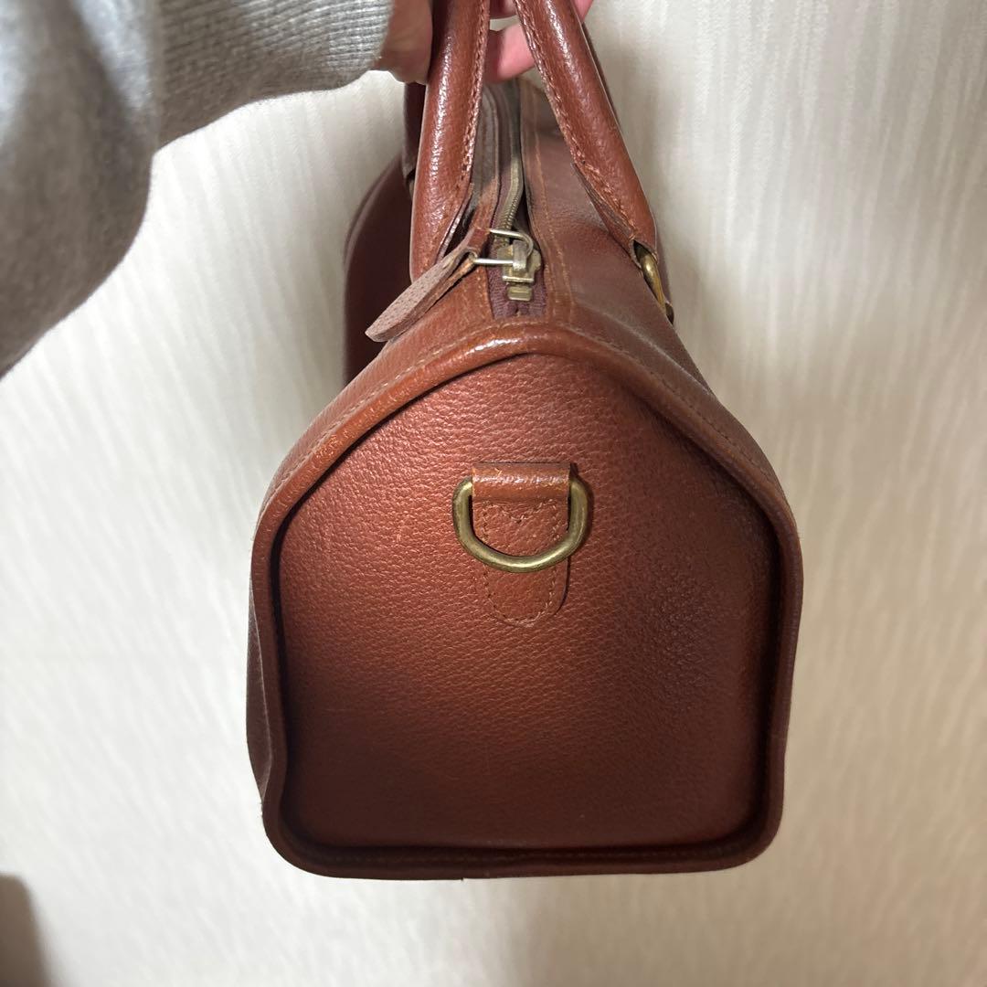 ポロラルフローレン ミニボストンバッグ　ハンドバッグ レザー 本革