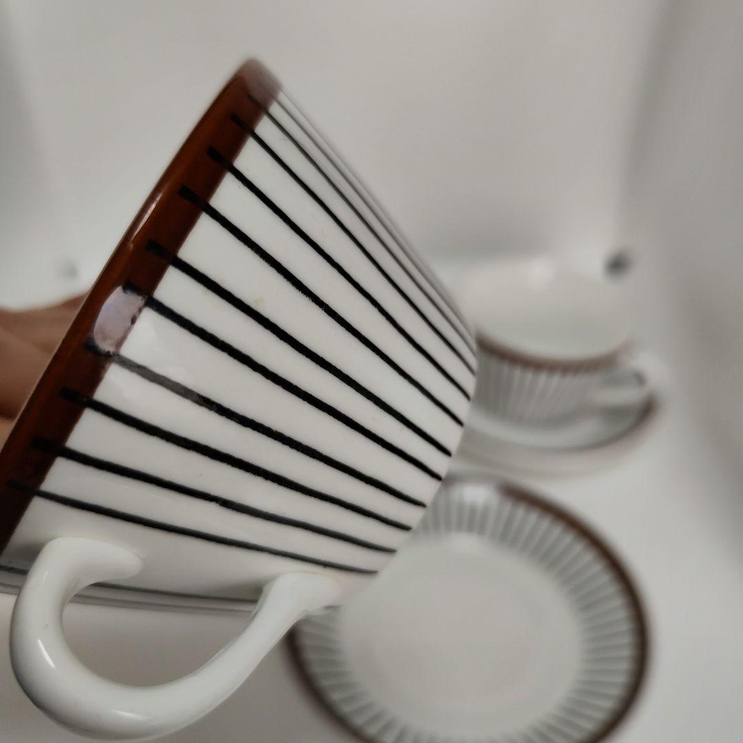 グスタフスベリ　スピサリブ カップ&ソーサー 2客セット　ビンテージ