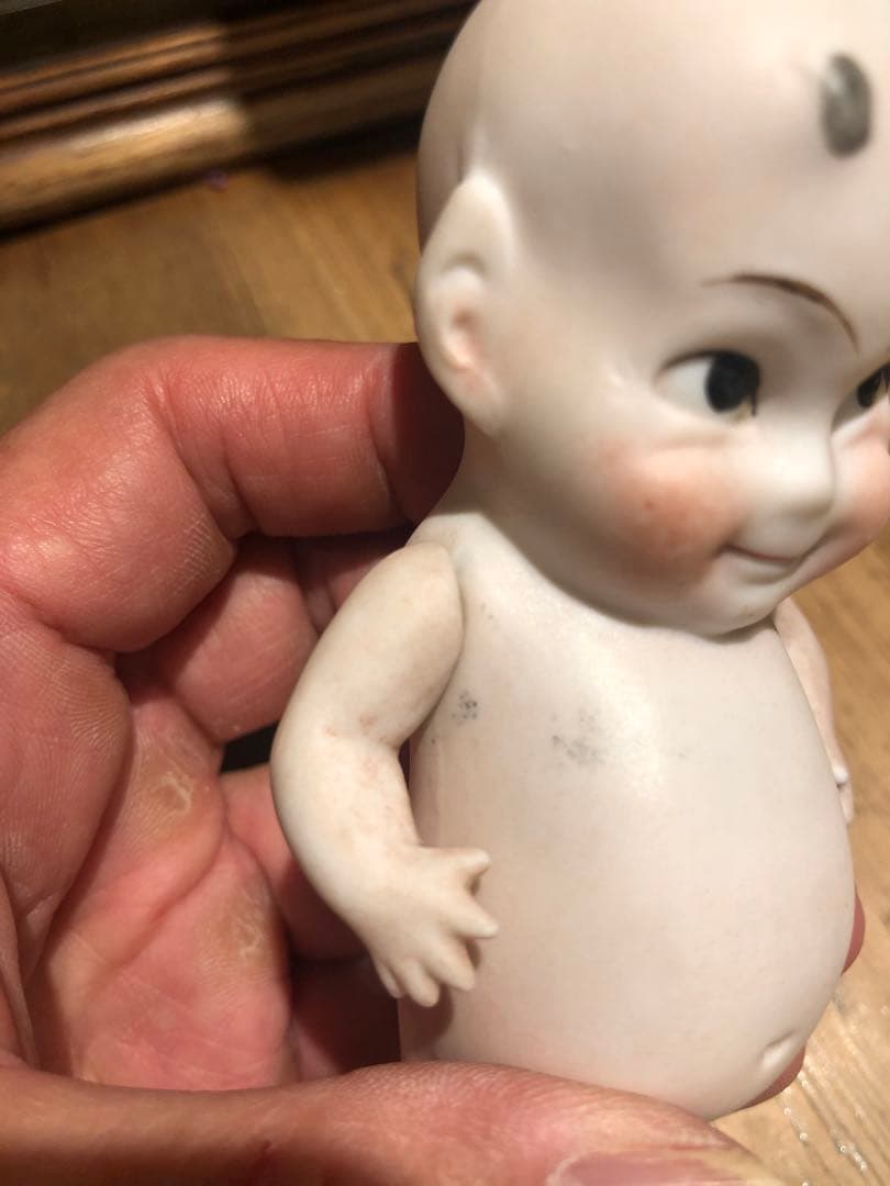 ビンテージ　デビル 悪魔　キューピー　アンティーク　ビスクドール　ローズオニール