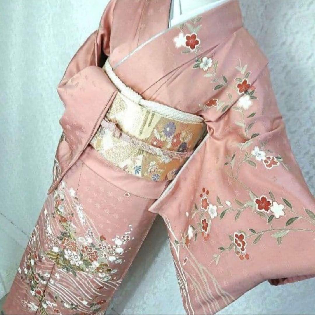 正絹 訪問着 4点 フルセット 入学式 卒業式 結婚式 お宮参り 七五三