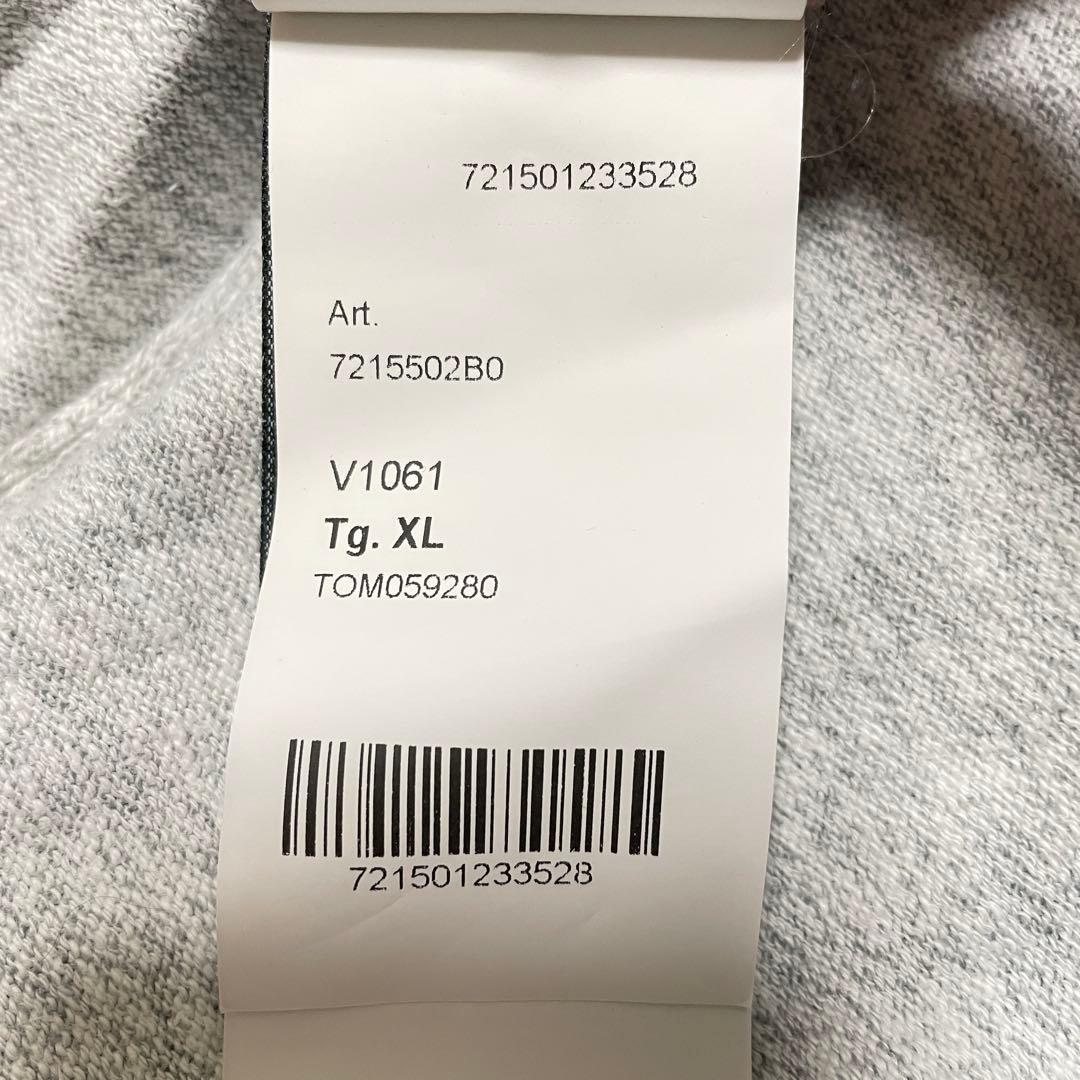 STONE  クルーネック ニットセーター ライトグレー　XLサイズ