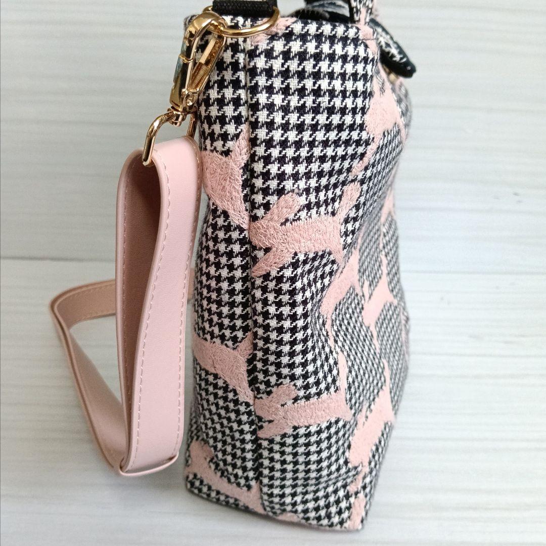 ミナペルホネン　2wayトートバッグ　ランランラン　 ダークネイビー