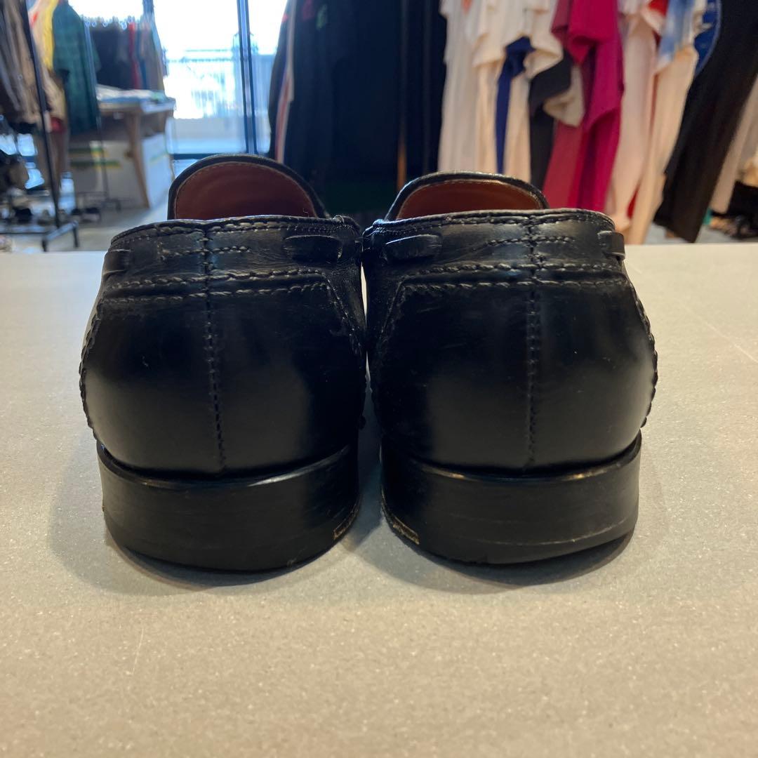 ALDEN×BEAMS PLUS カーフタッセルローファー　ブラック