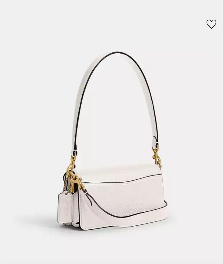 COACH ショルダーバッグ ホワイト レザー
