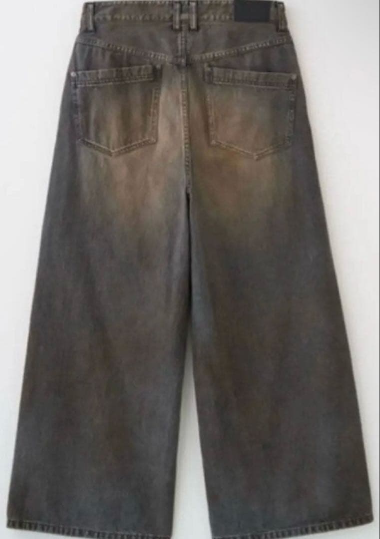 パンツ JUHA 24AW RUST BAGGY WIDE DENIM PANTS