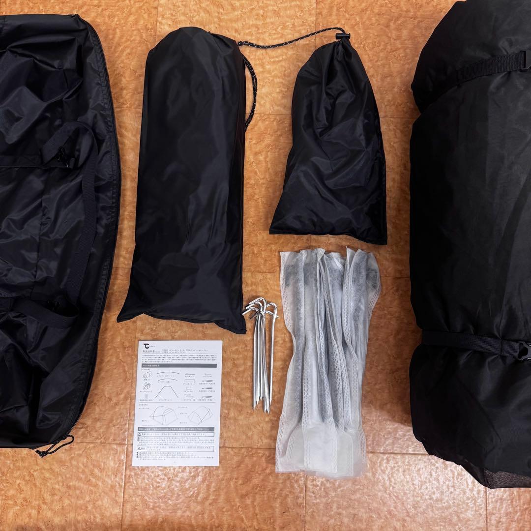 TOKYO CRAFTS テンビシェルター　カーキ　シェルタールーフ付き