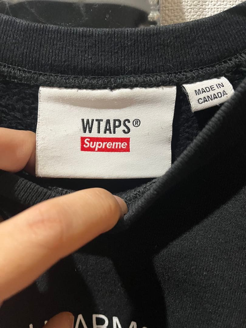 Supreme WTAPS Crewneck 21FW ブラック　Lサイズ
