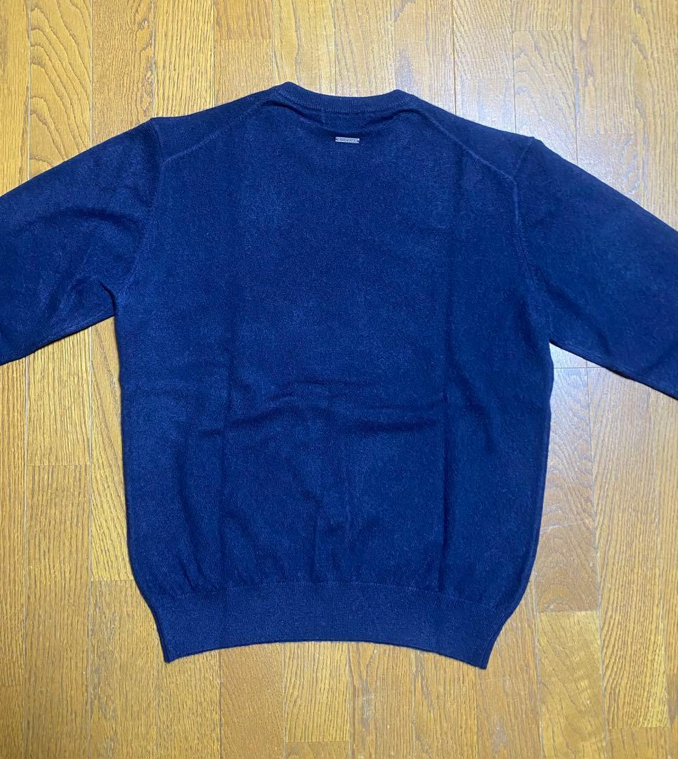 アンパスィ and per se カシミヤ クルーネックセーター メンズ