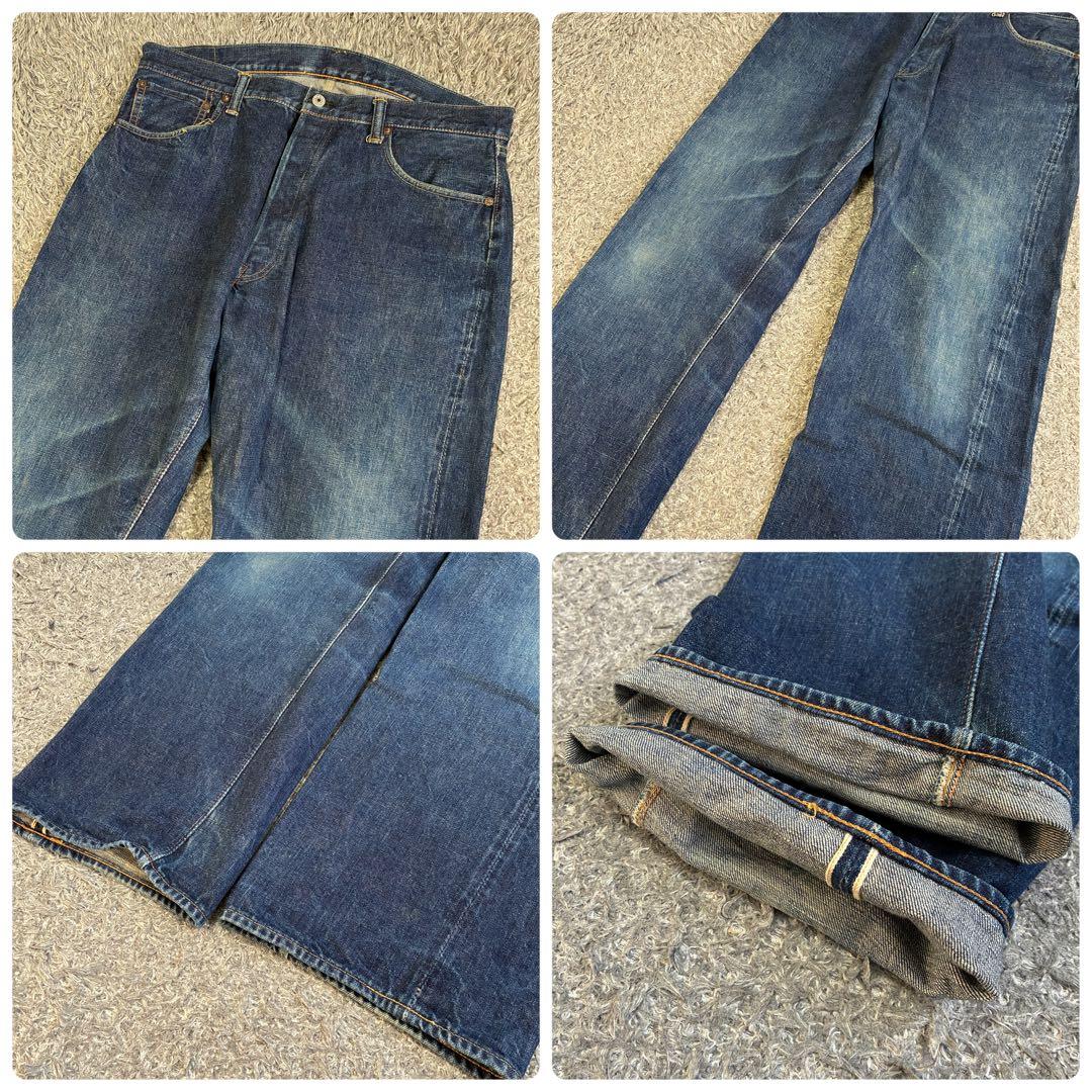 【希少サイズ】WAREHOUSE 1000XX DSB セルビッチデニム W40