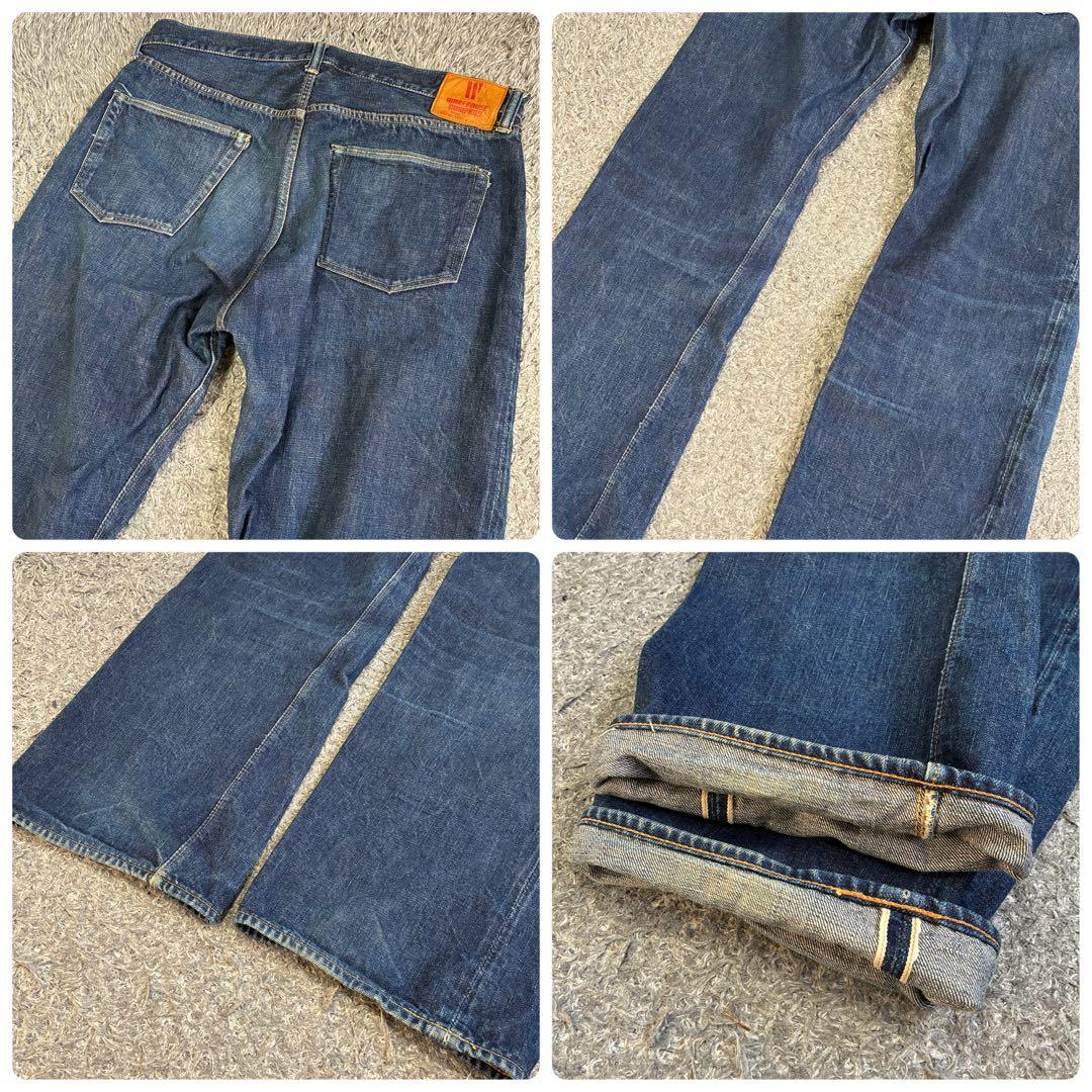 【希少サイズ】WAREHOUSE 1000XX DSB セルビッチデニム W40