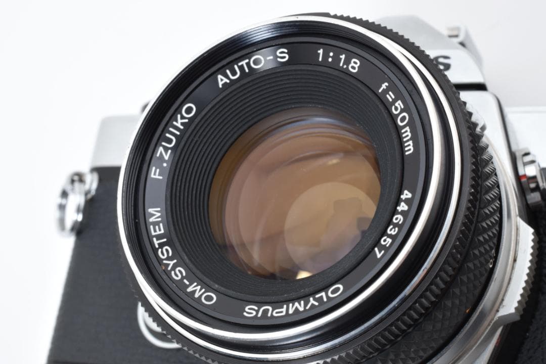 超美品　OM-2N シルバー 50mm f1.8 モルト新品交換済　M863