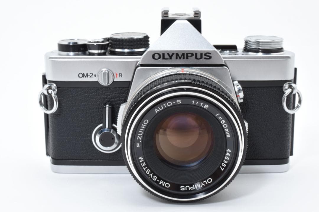 超美品　OM-2N シルバー 50mm f1.8 モルト新品交換済　M863
