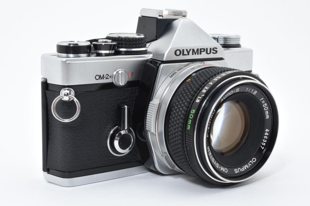 超美品　OM-2N シルバー 50mm f1.8 モルト新品交換済　M863