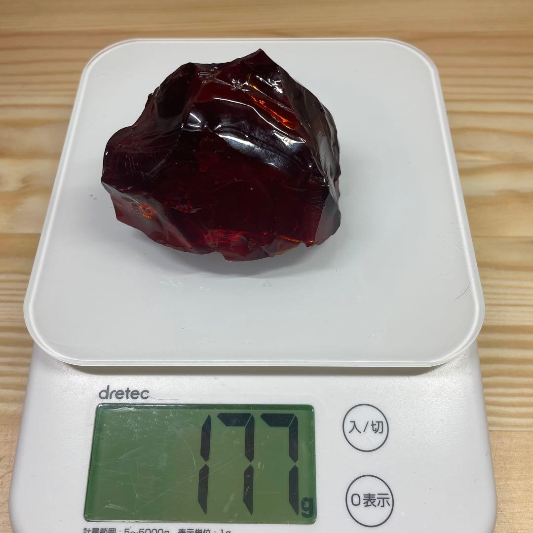 お値下げ　アンダラクリスタル　希少レッド　177g
