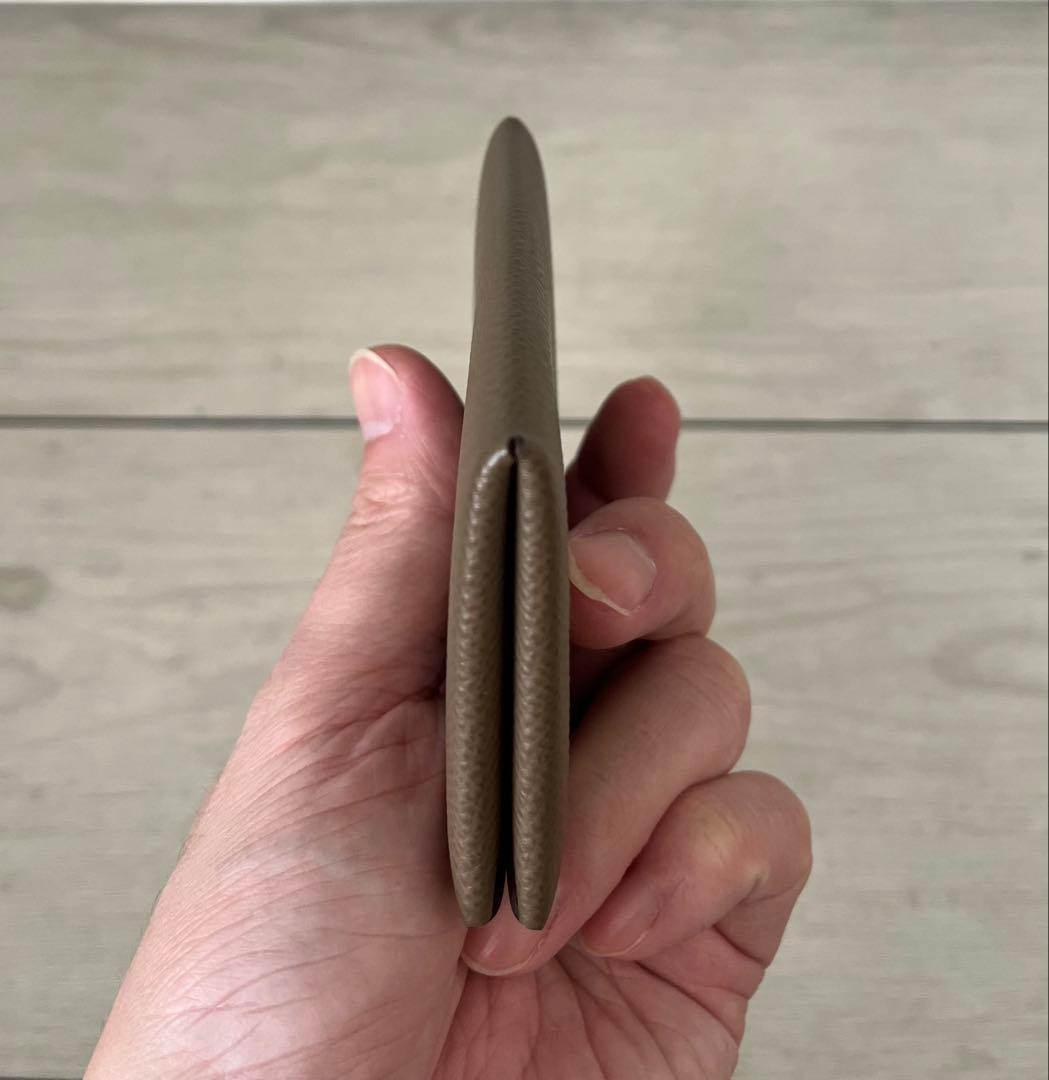 HERMES カルヴィ カードケース 名刺入れ エトゥープ エトープ