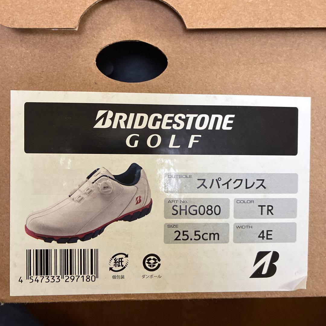 (新品未使用)早い者勝ち SHG080 ゴルフシューズ 25.5cm 4E 幅広