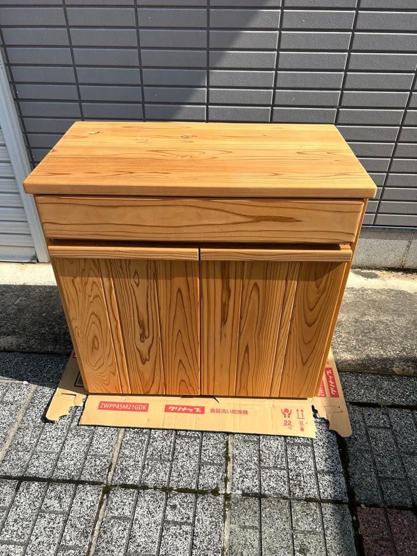 木製家具　水槽台