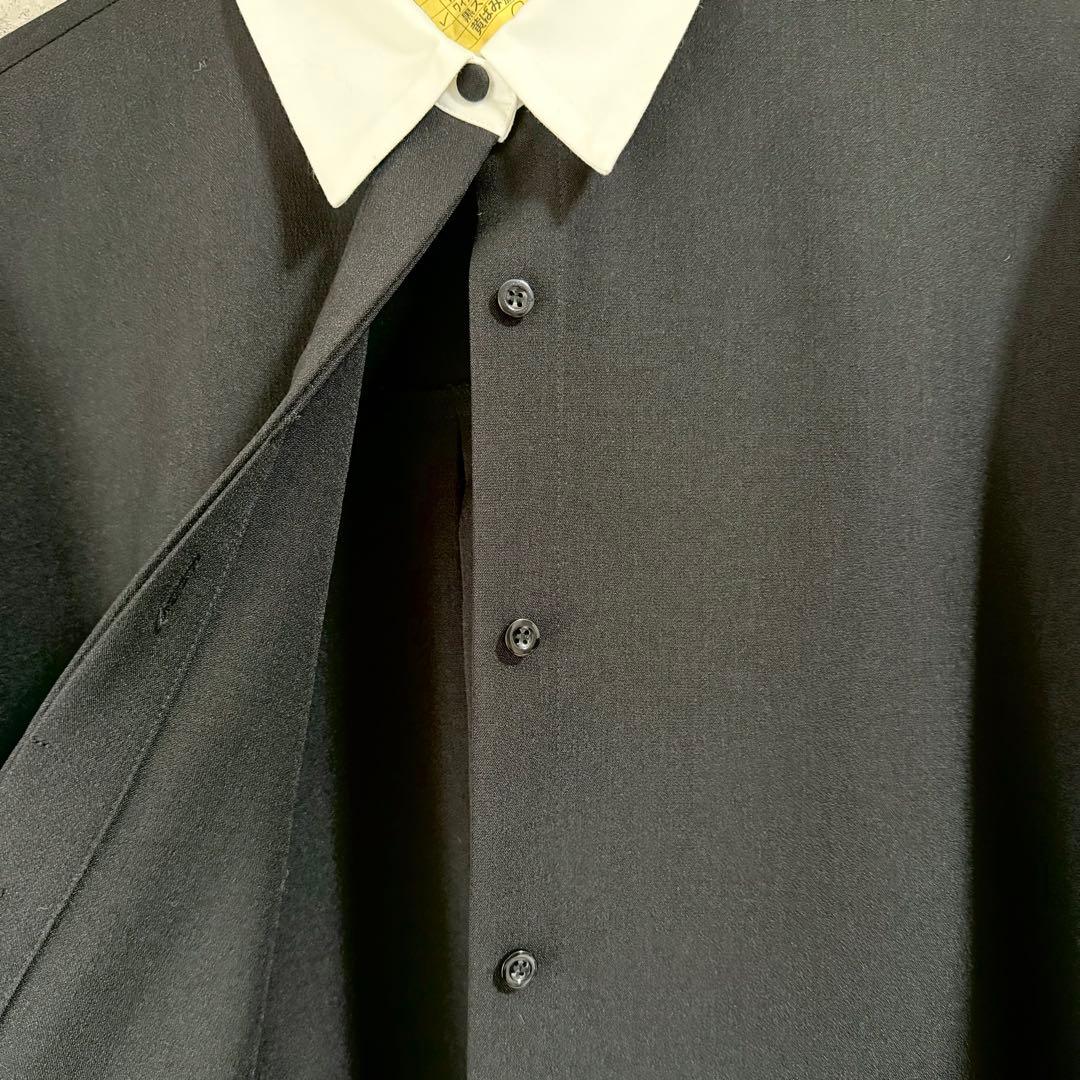 美品 machatt マチャット ダブルクロスバイカラードレス ブラック 正規品