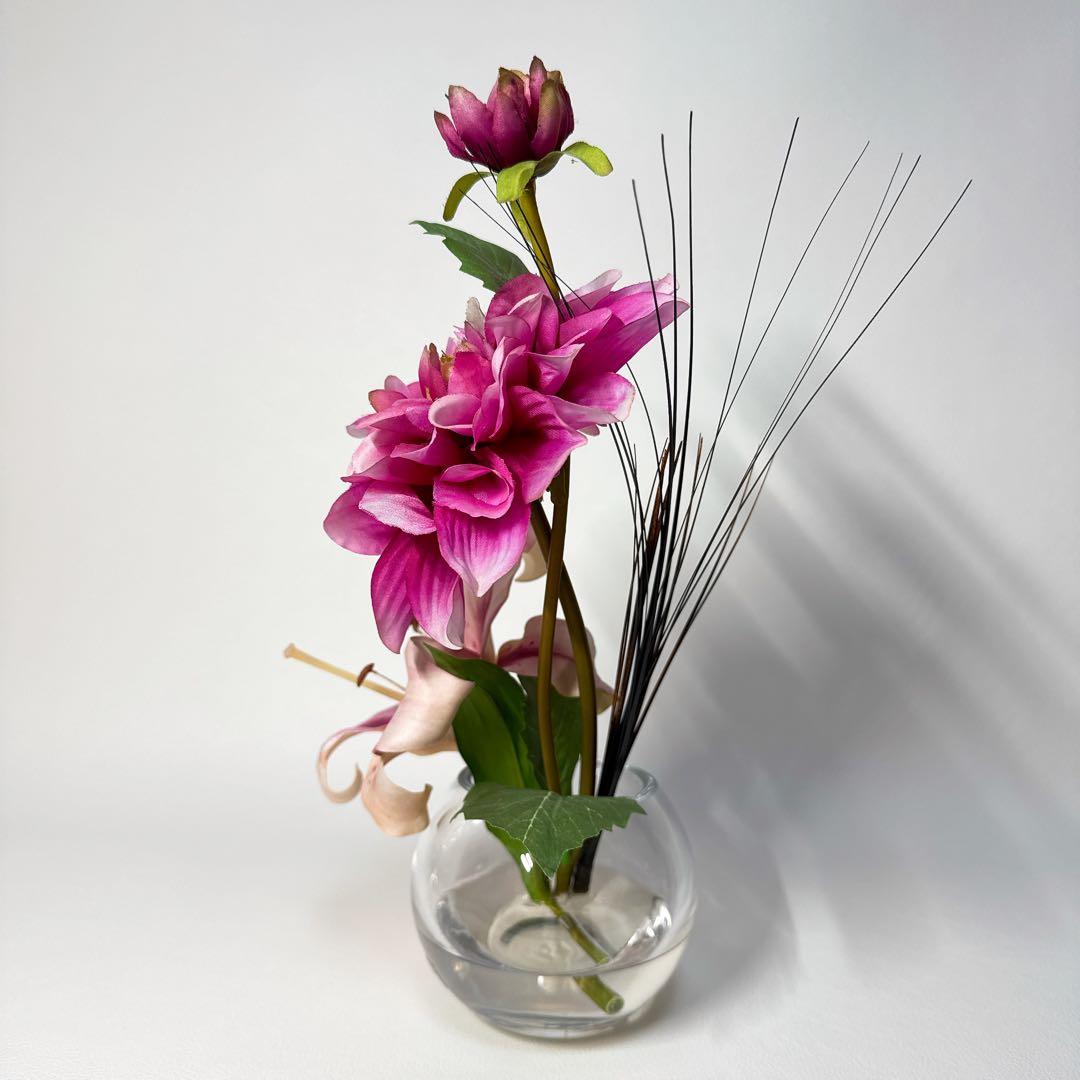 エミリオロバ EMILIO ROBBA アートフラワー ダリア 百合 30cm