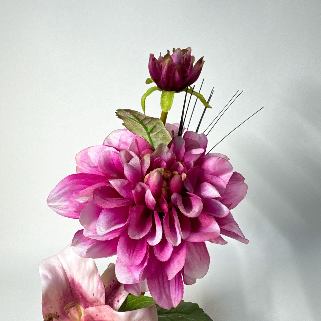 エミリオロバ EMILIO ROBBA アートフラワー ダリア 百合 30cm