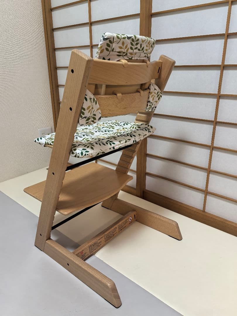 美品 ストッケ トリップトラップ ナチュラル シリアル4 ベビーセット付き