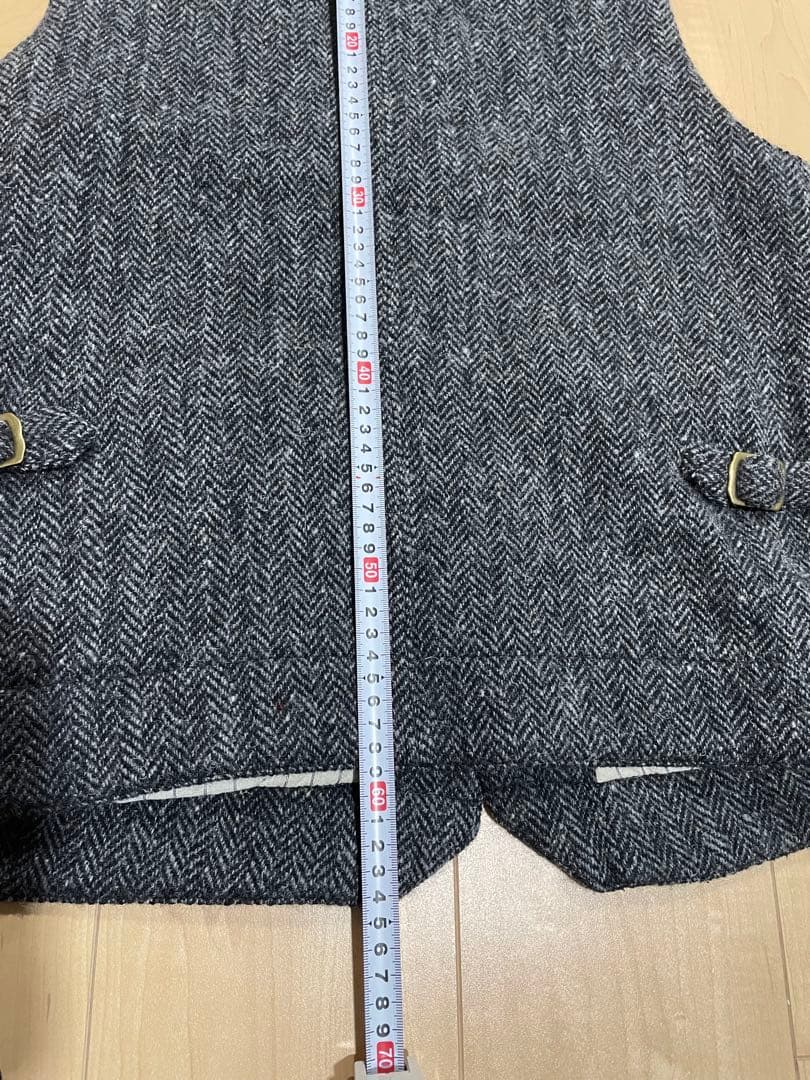 マスターピース ウールベスト ハリスツイード