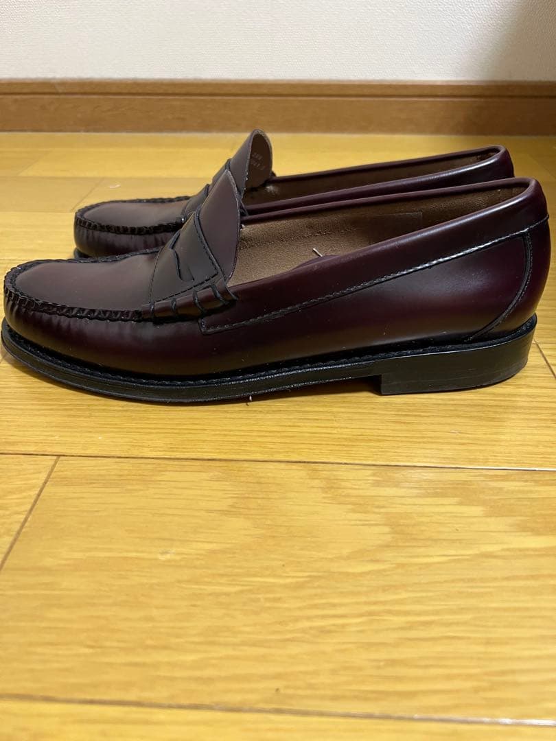 ローファーメンズ 27 G.H.Bass ジーエイ チバス 本革 レザー茶色