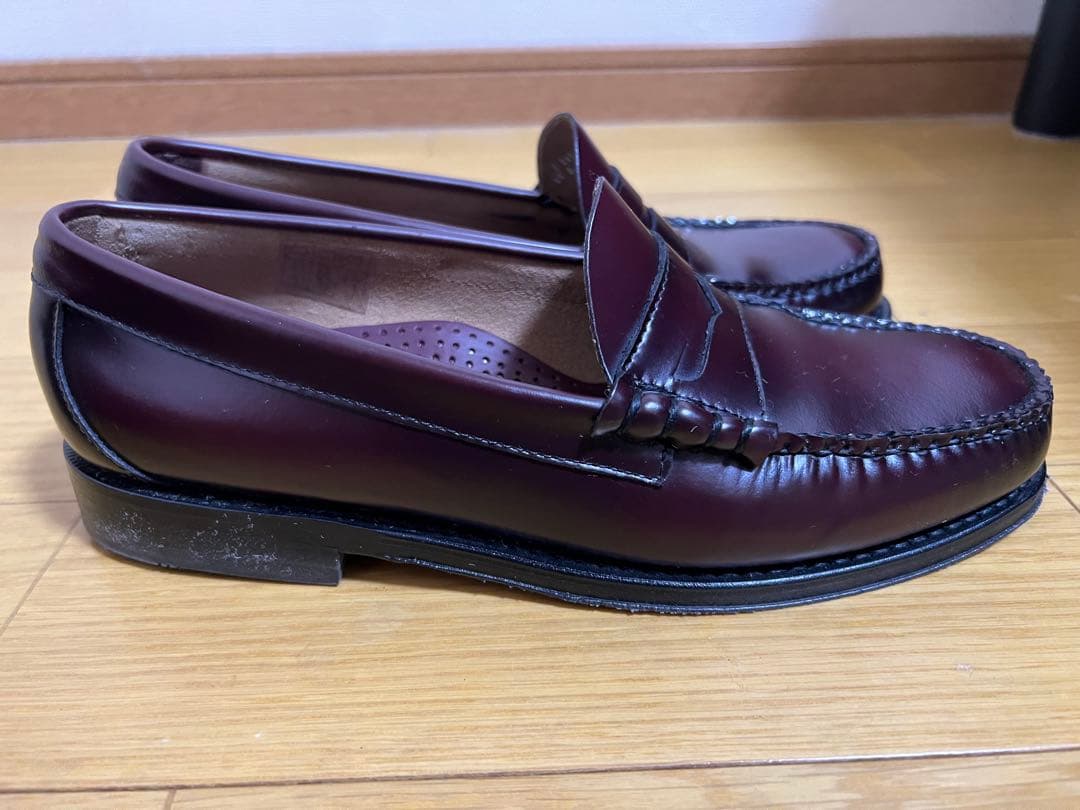 ローファーメンズ 27 G.H.Bass ジーエイ チバス 本革 レザー茶色